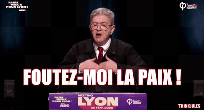 Man Giving Speech At Podium Saying Lyon GIF