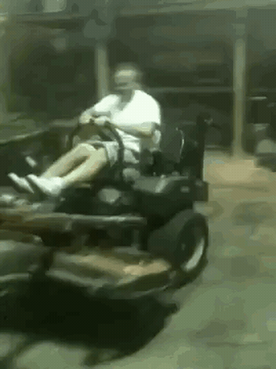 Man Giving Speech In Front Of Rehab Sign GIF