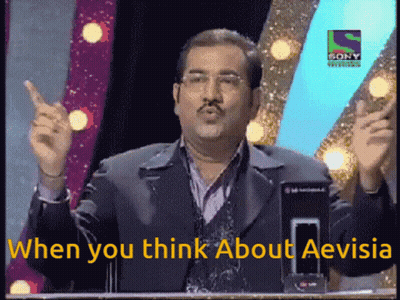 Man Giving Speech With When You Think About Aevisia GIF