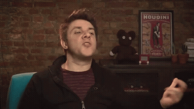 Man Giving Thumbs Up By Houdini Poster GIF
