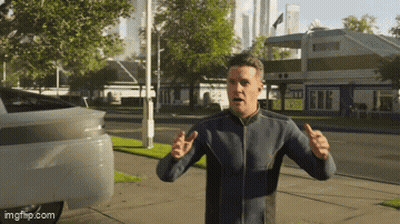 Man Giving Thumbs Up In Front Of Building Imgflip GIF