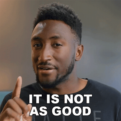 Man Giving Thumbs Up It Is Not As Good GIF