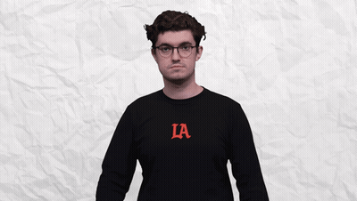 Man Giving Thumbs Up Never Chalked GIF