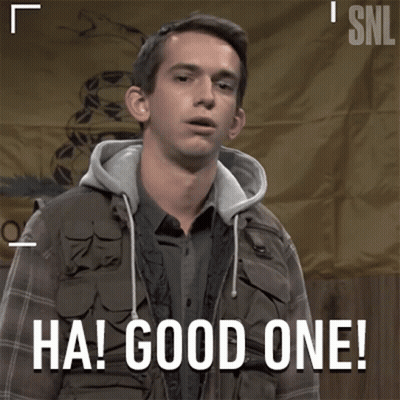 Man Giving Thumbs Up Saying Ha Good One GIF