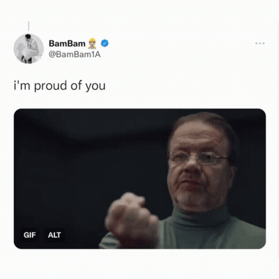 Man Giving Thumbs Up Saying I'm Proud Of You GIF