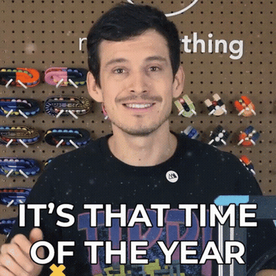 Man Giving Thumbs Up Saying It's That Time Of The Year GIF