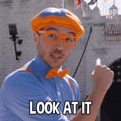 Man Giving Thumbs Up Saying Look At It GIF