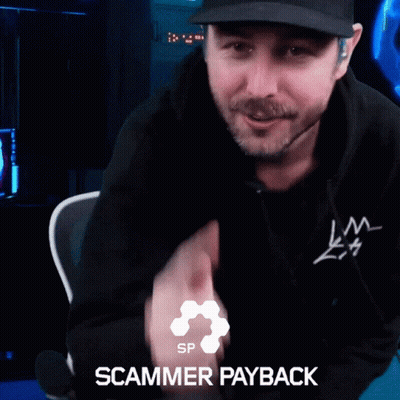 Man Giving Thumbs Up Scammer Payback GIF