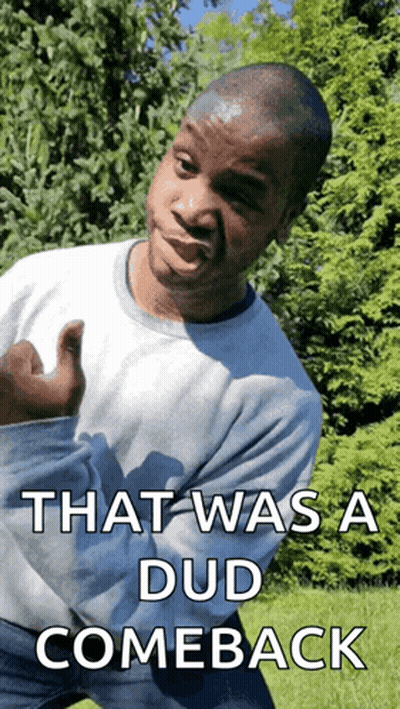 Man Giving Thumbs Up That Was A Dud Comeback GIF
