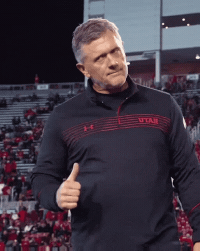 Man Giving Thumbs Up Wearing Utah Shirt GIF