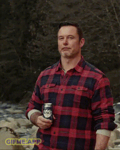 Man Giving Thumbs Up With Beer Can GIF