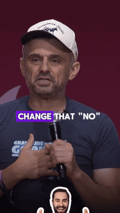 Man Giving Thumbs Up With Change That No Behind Him GIF