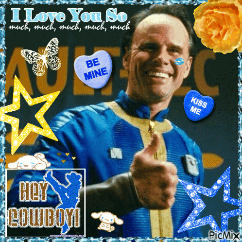 Man Giving Thumbs Up With I Love You So Much Much Much Much Much Much GIF