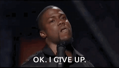 Man Giving Up Speech GIF