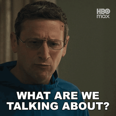 Man Glasses Bandage What Are We Talking About GIF