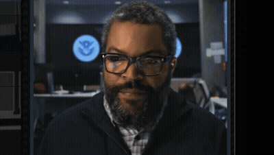 Man Glasses Beard U.S. Homeland Security Sign GIF