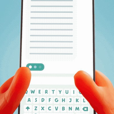 Man Glasses Talking Phone Got Your Text Hudson & Rex GIF