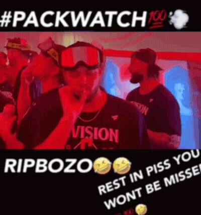 Man Goggles Vision Rest In Piss Shirt GIF