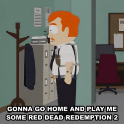 Man Going Home Planning On Playing Red Dead Redemption 2 GIF