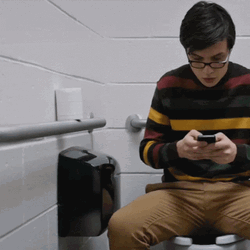 Man Got A Sigh Of Relief GIF
