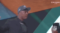 Man Got Nfl Auto Draft Went On Stage GIF