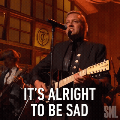 Man Guitar Singing It's Alright To Be Sad GIF