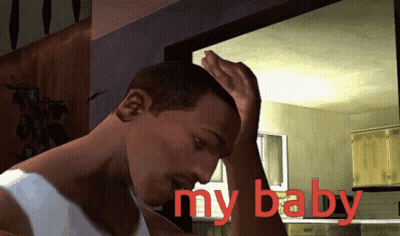 Man Hand On Forehead My Baby GIF