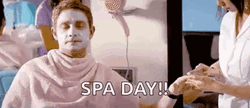 Man Hand Spa Day  GIF