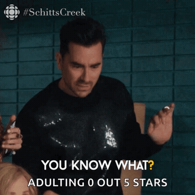 Man Hands Up Excruciating Adulting 0/5 Stars GIF