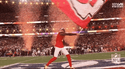Man Hanging Paper From Ceiling GIF