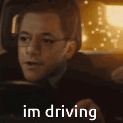 Man Happy That He Is Driving GIF