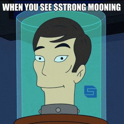 Man Head In Glass Container Saying When You See Strong Mooning GIF