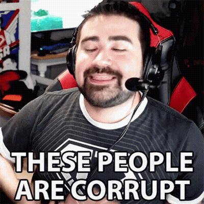 Man Headphones Microphone These People Are Corrupt GIF