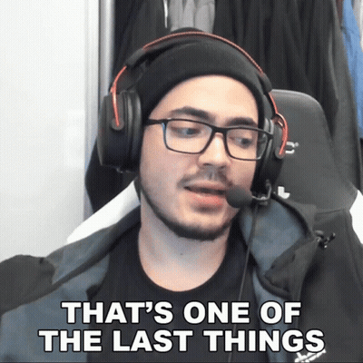 Man Headphones Says That's One Of Last Things GIF