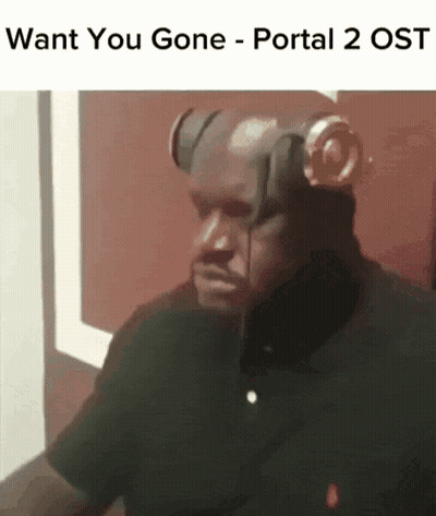 Man Headphones Want You Gone Portal 2 OST