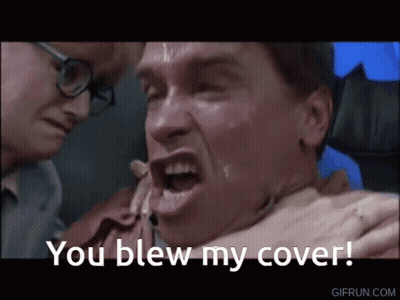 Man Held By Another Man You Blew My Cover GIF