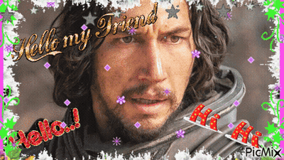 Man Hello My Friend GIF
