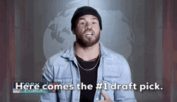 Man Here Comes First Auto Draft Pick GIF