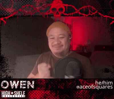 Man High Fiving Owen Microphone GIF