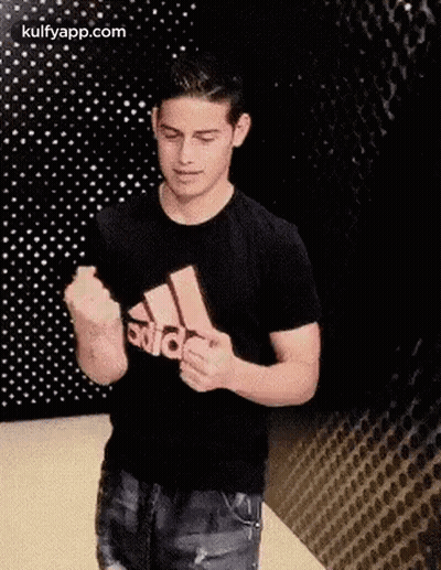Man Holding 100 Bills GIF