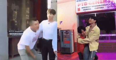 Man Holding Another Man GIF