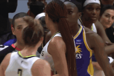 Man Holding Another Man's Arm Saying It Hurts GIF