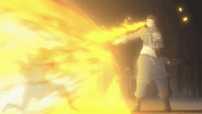 Man Holding Baby In Front Of Fire GIF