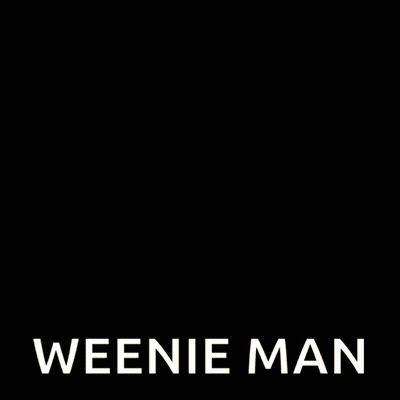 Man Holding Basketball On Tennis Court Saying Weenie Man GIF