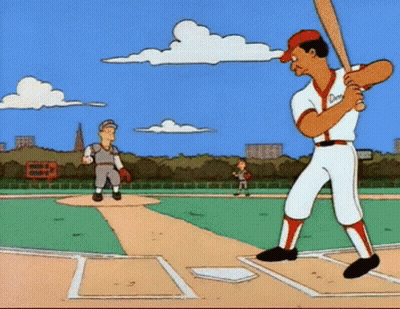 Man Holding Bat In Chicago Jersey GIF