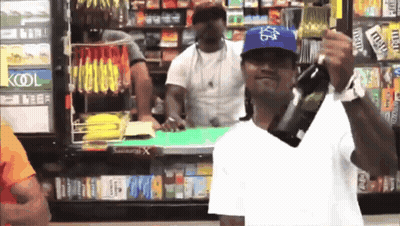 Man Holding Beer In Front Of Kool Cooler GIF