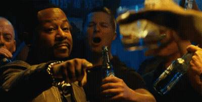 Man Holding Beer Near Sign 45 40 53 Degrees GIF