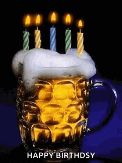 Man Holding Beer Saying Beer Friday GIF