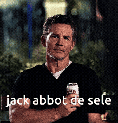 Man Holding Beer With Jack Abbot De Sele GIF