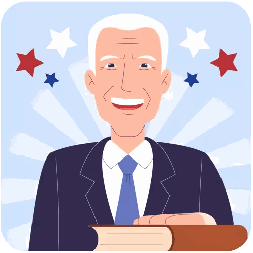 Man Holding Book In Suit Sticker